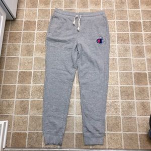 Vintage Champion Sweatpants Big Logo Embroidered Sz Large